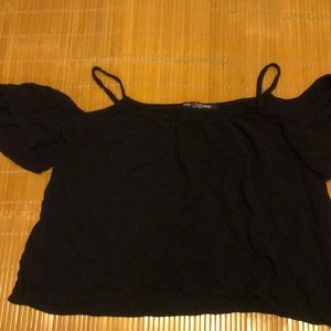 Open shoulder blouse